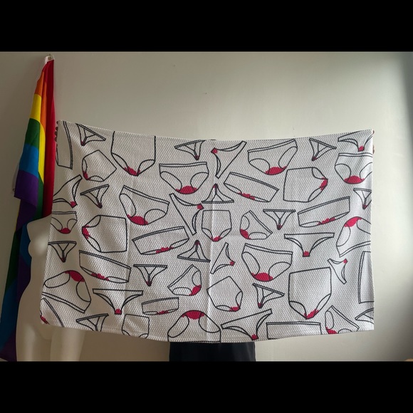 Feminist Art Rug Period Panty Print - Picture 2 of 3